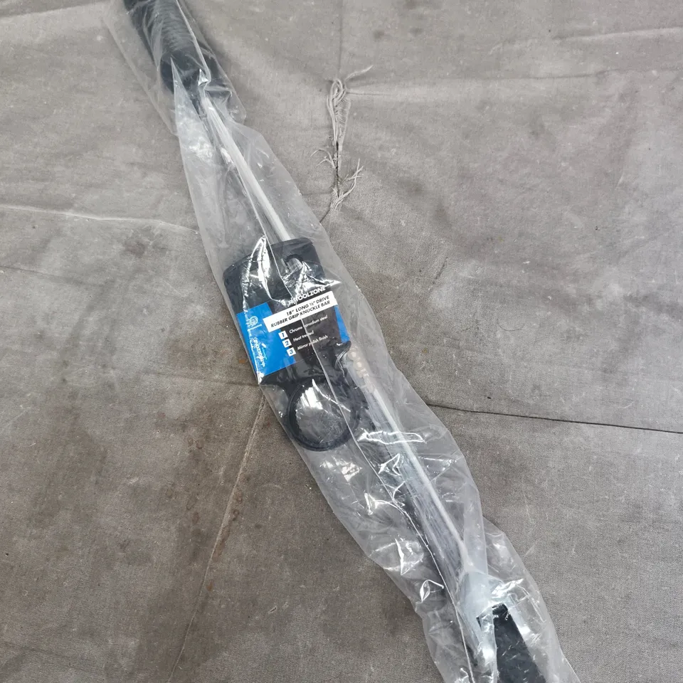 TOOLZONE 18IN LONG 1/2IN DRIVE RUBBER GRIP KNUCKLE BAR