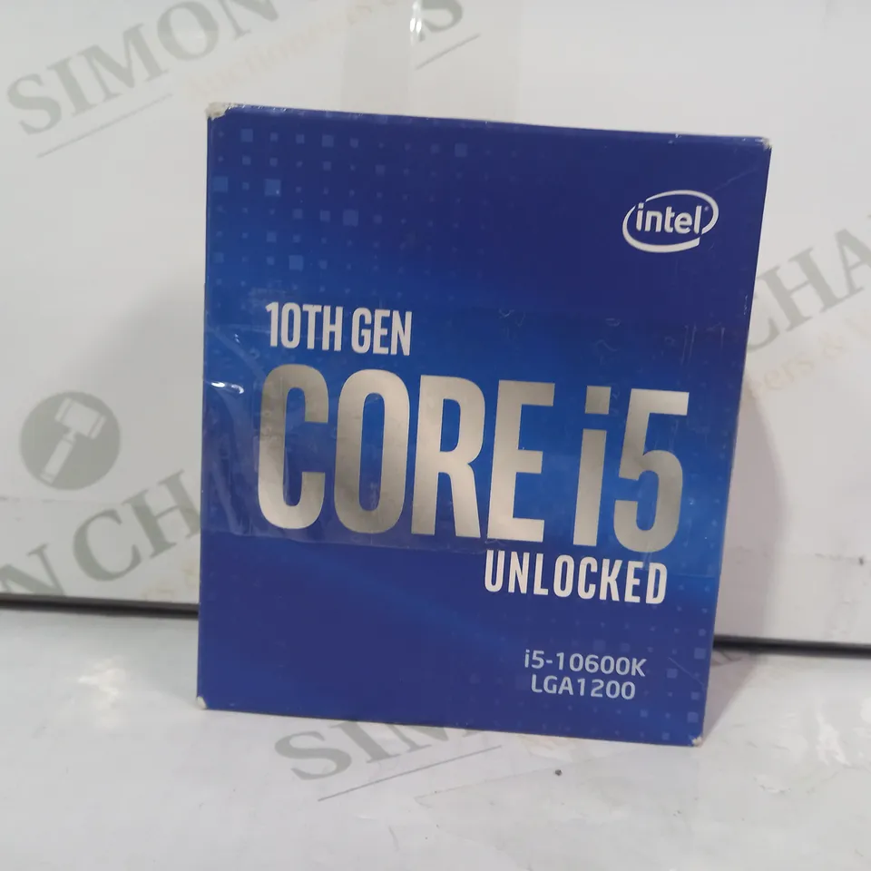 INTEL 10TH GEN CORE I5 UNLOCKED PROCESSOR I5-10600K LGA1200