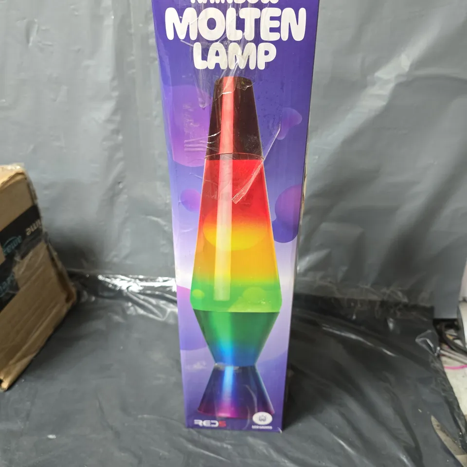 RAINBOW MOLTEN LAVA LAMP