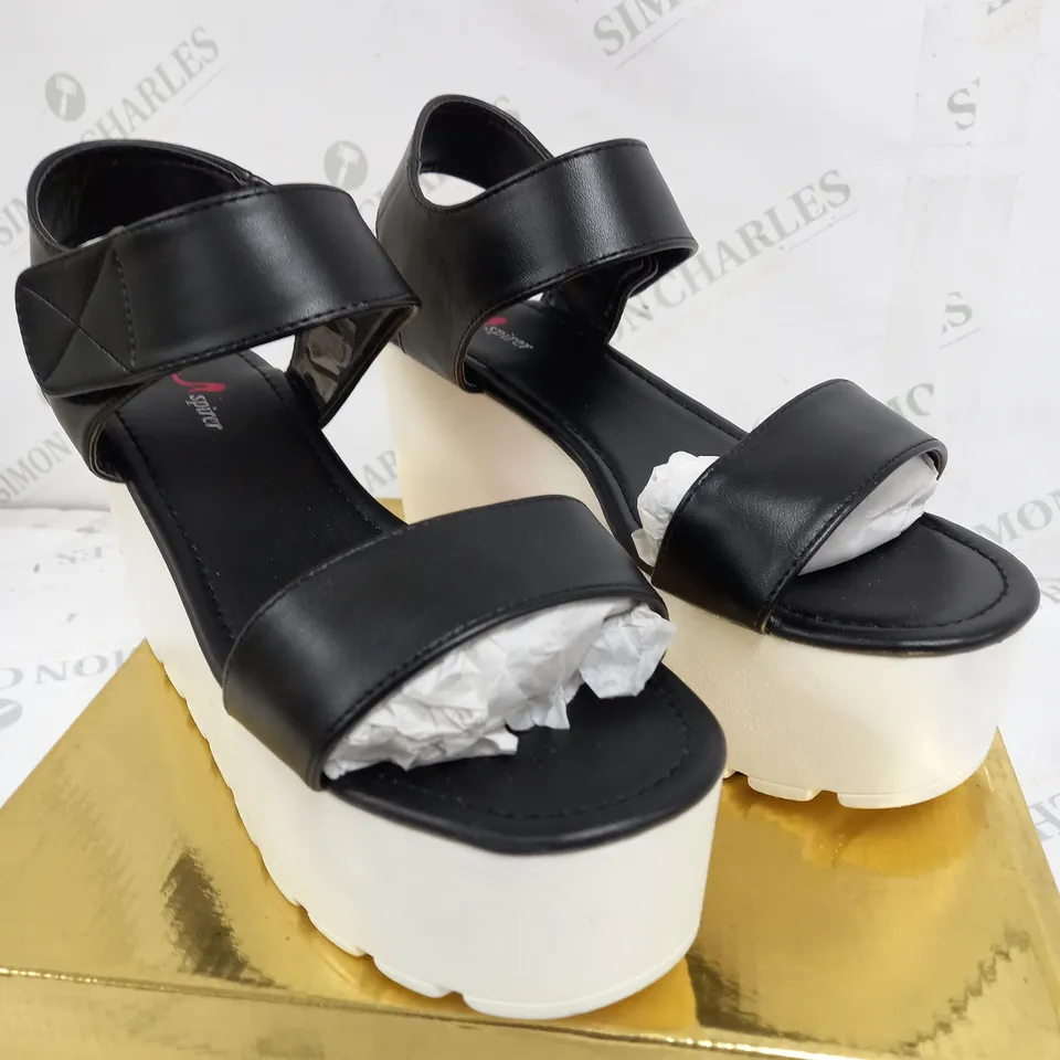 BOX OF 8 ASPIRER PLATFORM OPEN TOE SANDAL SHOES 