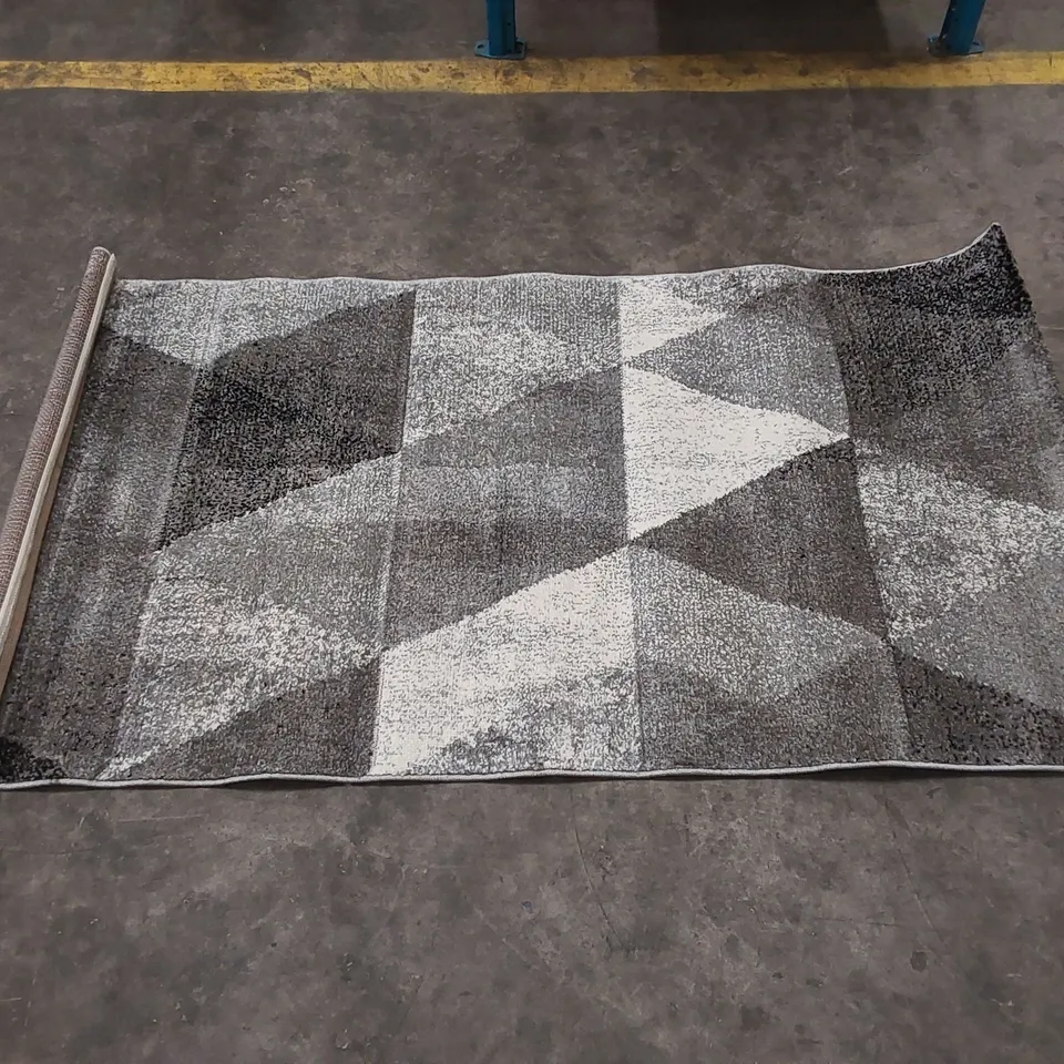 BRAND NEW PACO HOME INFERNO AREA RUG - GREY // SIZE: 80 X 150cm