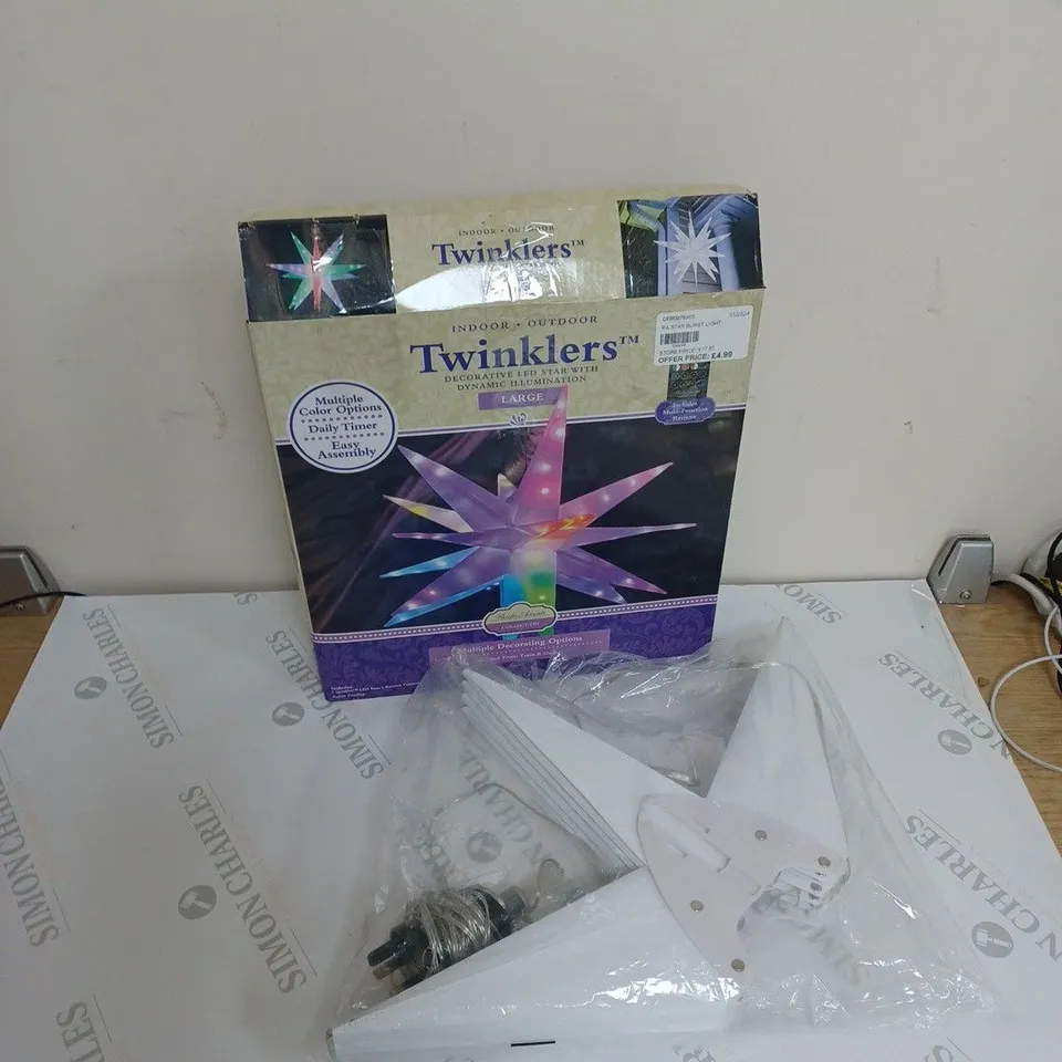 BOXED PACIFIC ACCENTS STAR BURST LIGHT