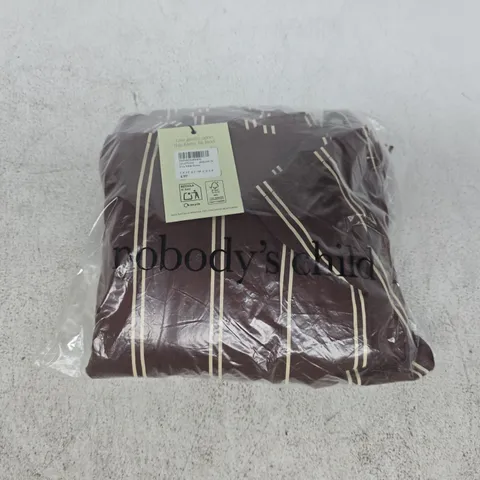 BAGGED NOBODY'S CHILD EVA MIDI DRESS IN BROWN SIZE UK 10