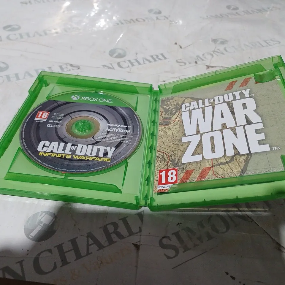4 ASSORTED XBOX ONE GAMES TO INCLUDE: CALL OF DUTY, RED DEAD REDEMPTION 2 & WWE 2K22