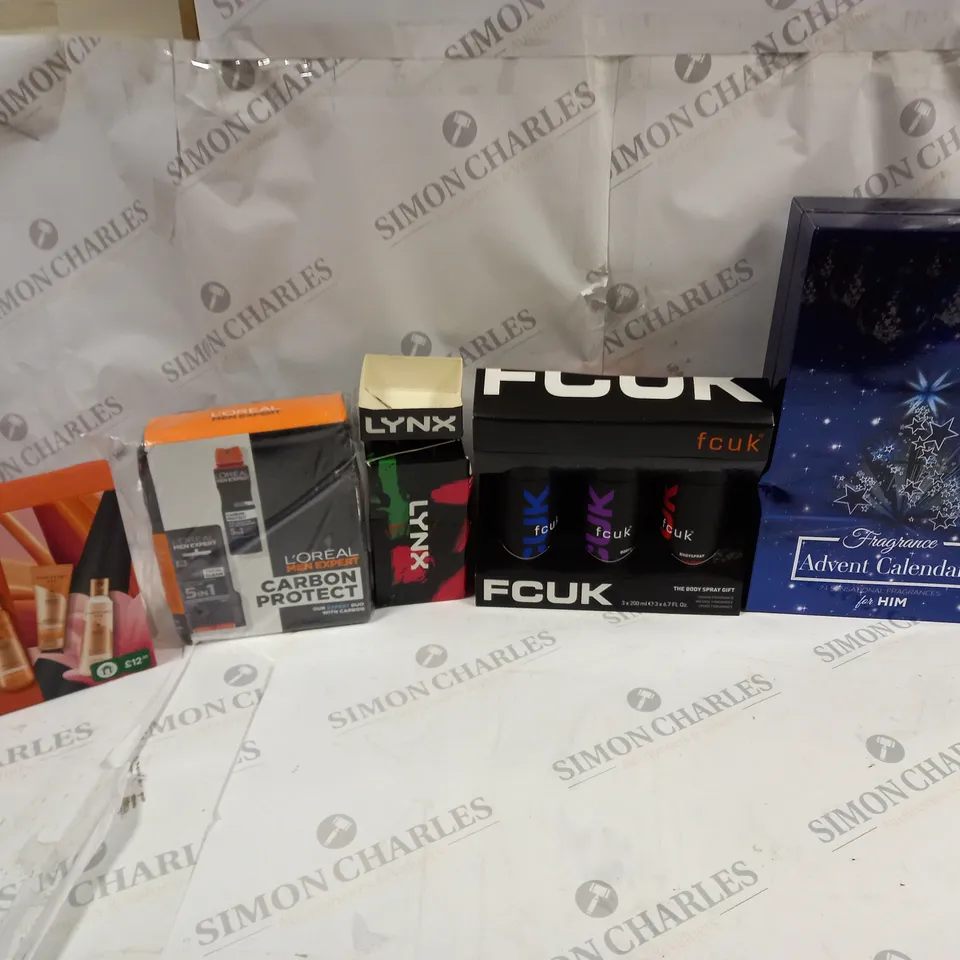 APPROXIMATELY 12 ASSORTED BOXSETS TO INCLUDE LYNX AFRICA, DOVE BODY WASH COLLECTION, AND THE BODY SHOP POWERFULLY PURIFYING 