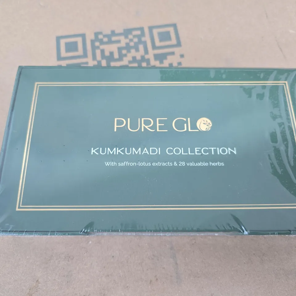 BOX OF APPROXIMATELY 15 ASSORTED ITEMS TO INCLUDE: PURE GLO KUMKUMADI COLLECTION