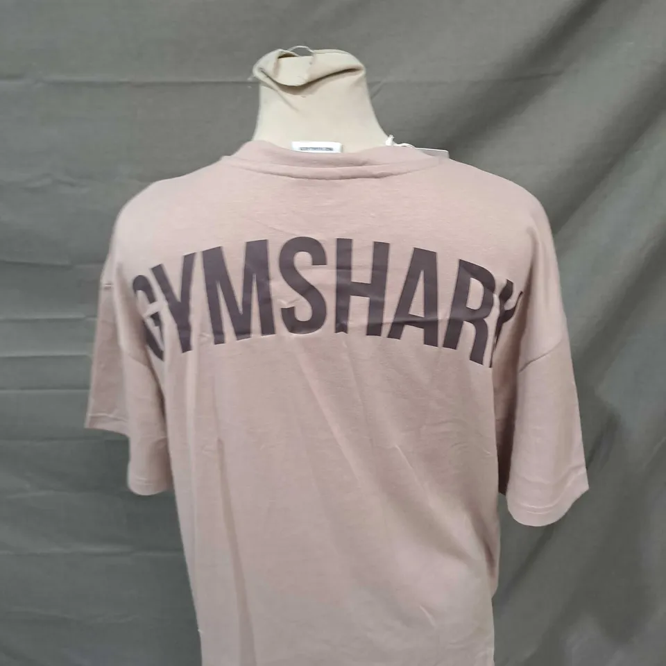 GYMSHARK POWER OVERSIZED T-SHIRT SIZE S