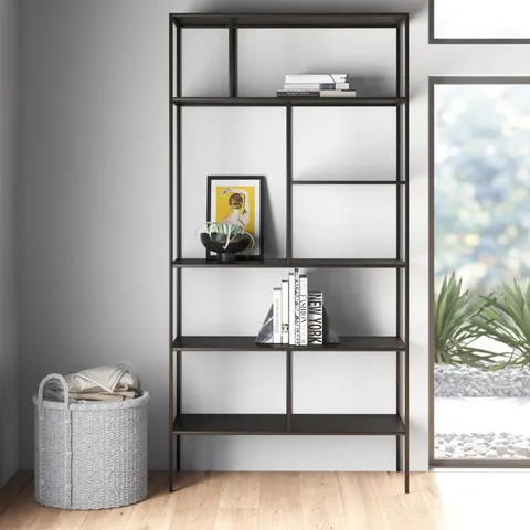 BOXED WINTHROP 182.9CM H × 91.4CM W STEEL STANDARD BOOKCASE