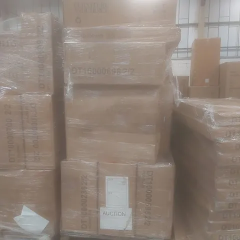 PALLET OF ASSORTED BRAND NEW AND INCOMPLETE DESIGNER FLATPACK FURNITURE PARTS