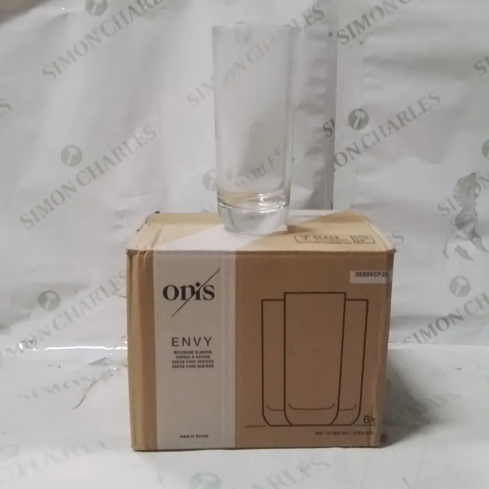 BOXED ONIS ENVY GLASSES APPROXIMATELY 6