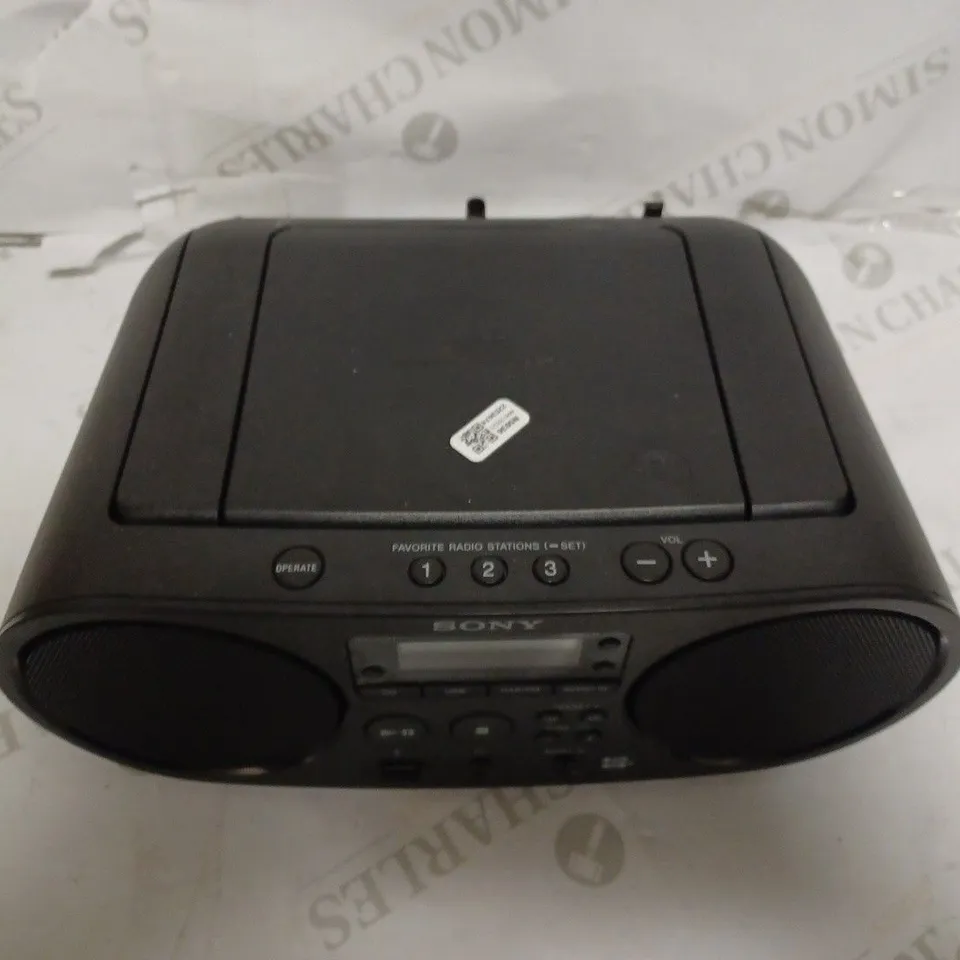 SONY PERSONAL AUDIO SYSTEM MODEL: ZS-PS55B