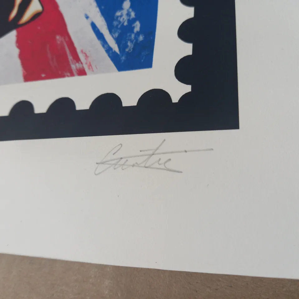 LIMITED EDITION SIGNED 1ST CLASS BRITISH STAMP ARTWORK (51/60)