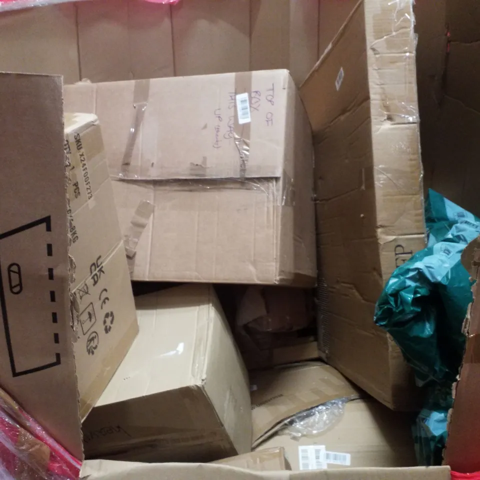 PALLET CONTAINING ASSORTED PRODUCTS INCLUDING TOILET SEAT, MULTI-FUNCTION CRUTCH, FACE TOWELS, MOON LAMP & FOLDING FLOOR CHAIR
