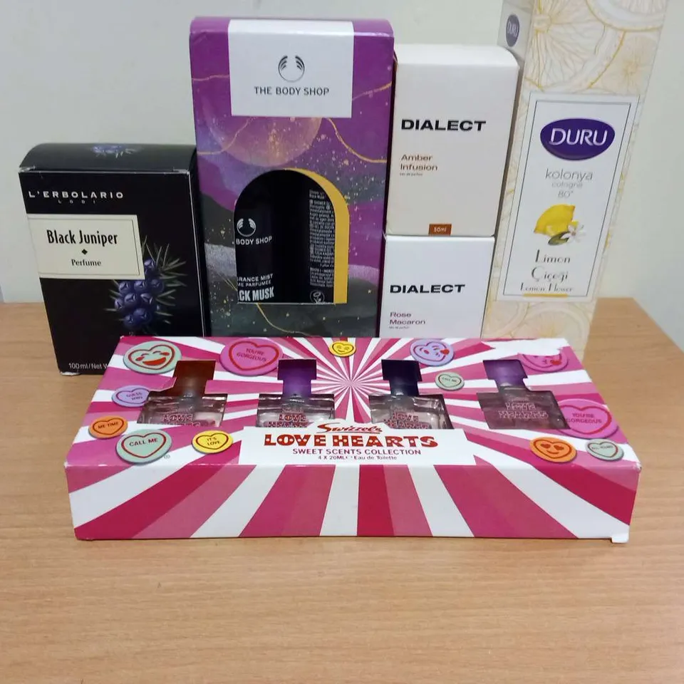 APPROXIMATELY 17 ASSORTED BOXED FRAGRANCES TO INCLUDE; SWIZZELS, DIALECT AND ALDI