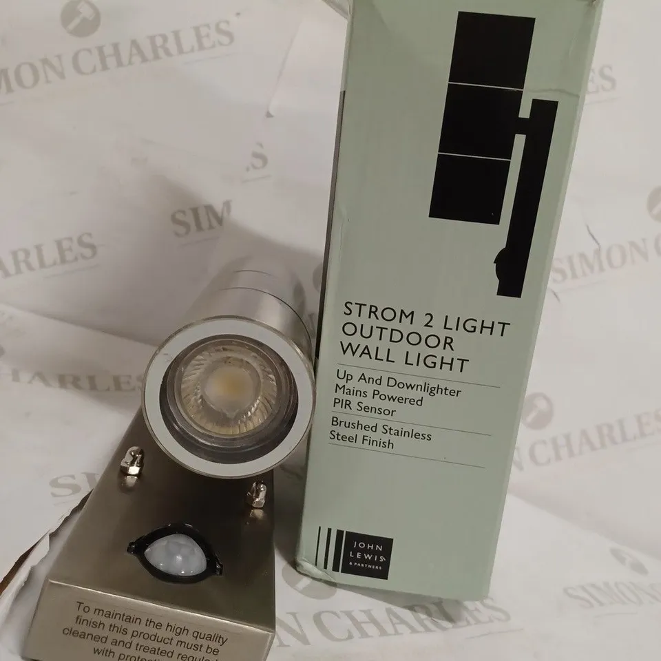 STORM 2 LIGHT OUTDOOR WALL LIGHT         