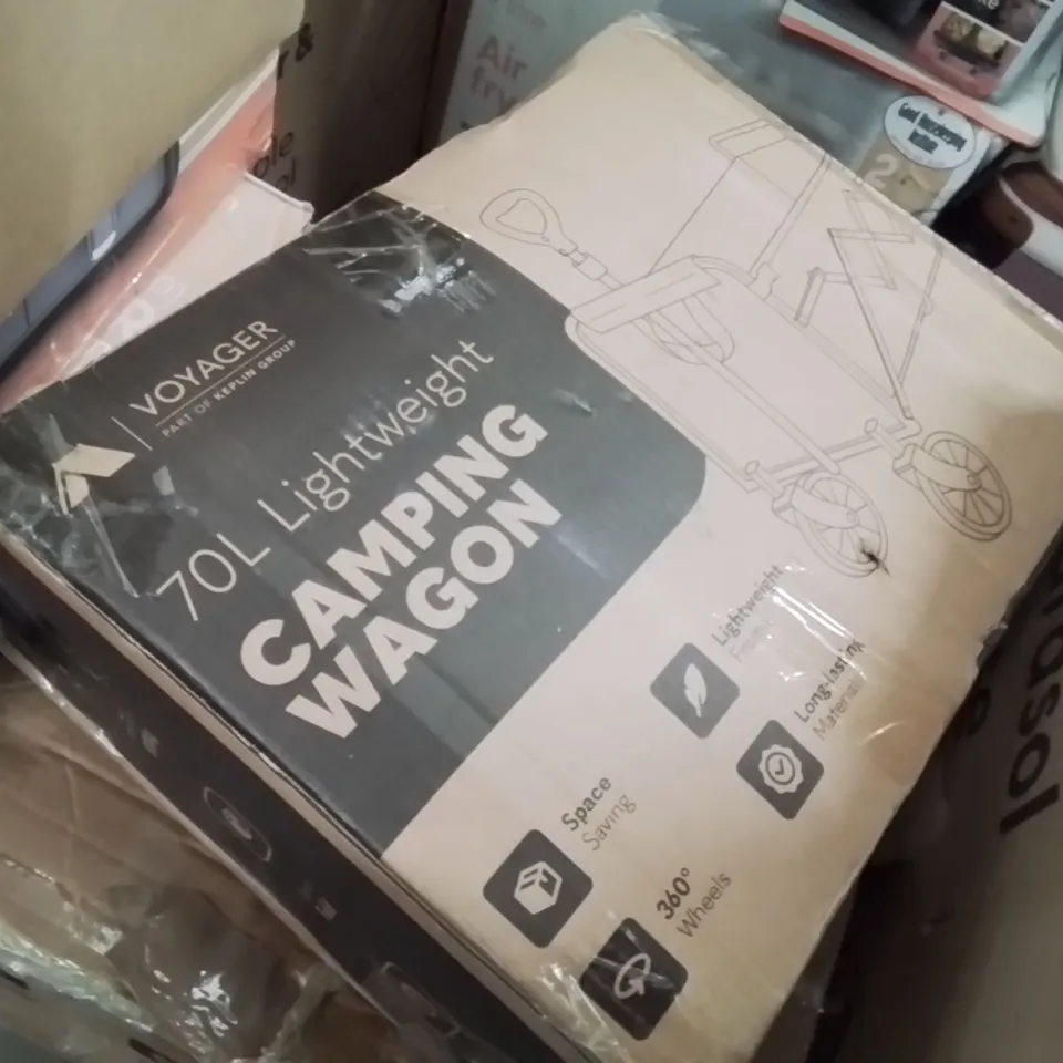 BOXED VOYAGER 70L LIGHTWEIGHT CAMPING WAGON 