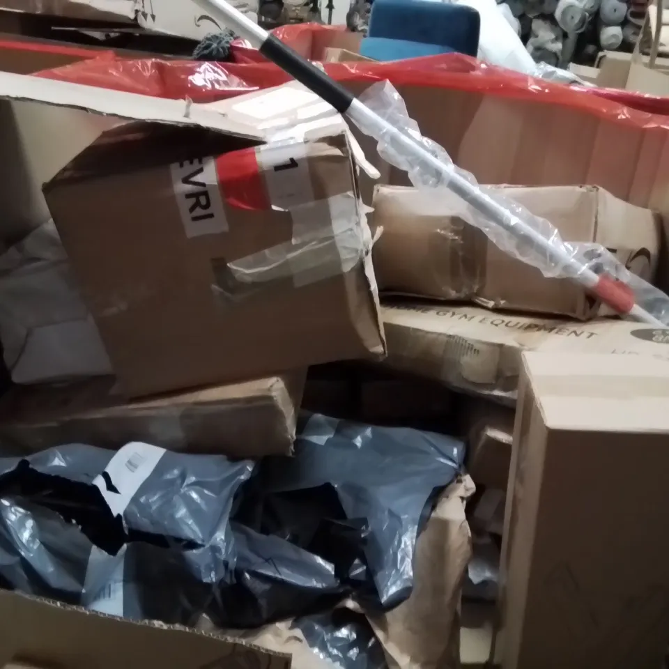 PALLET OF ASSORTED HOUSEHOLD GOODS AND PRODUCTS TO INCLUDE;LED LIGHT,BARBECUE GRILL,LED LIGHT STRIP