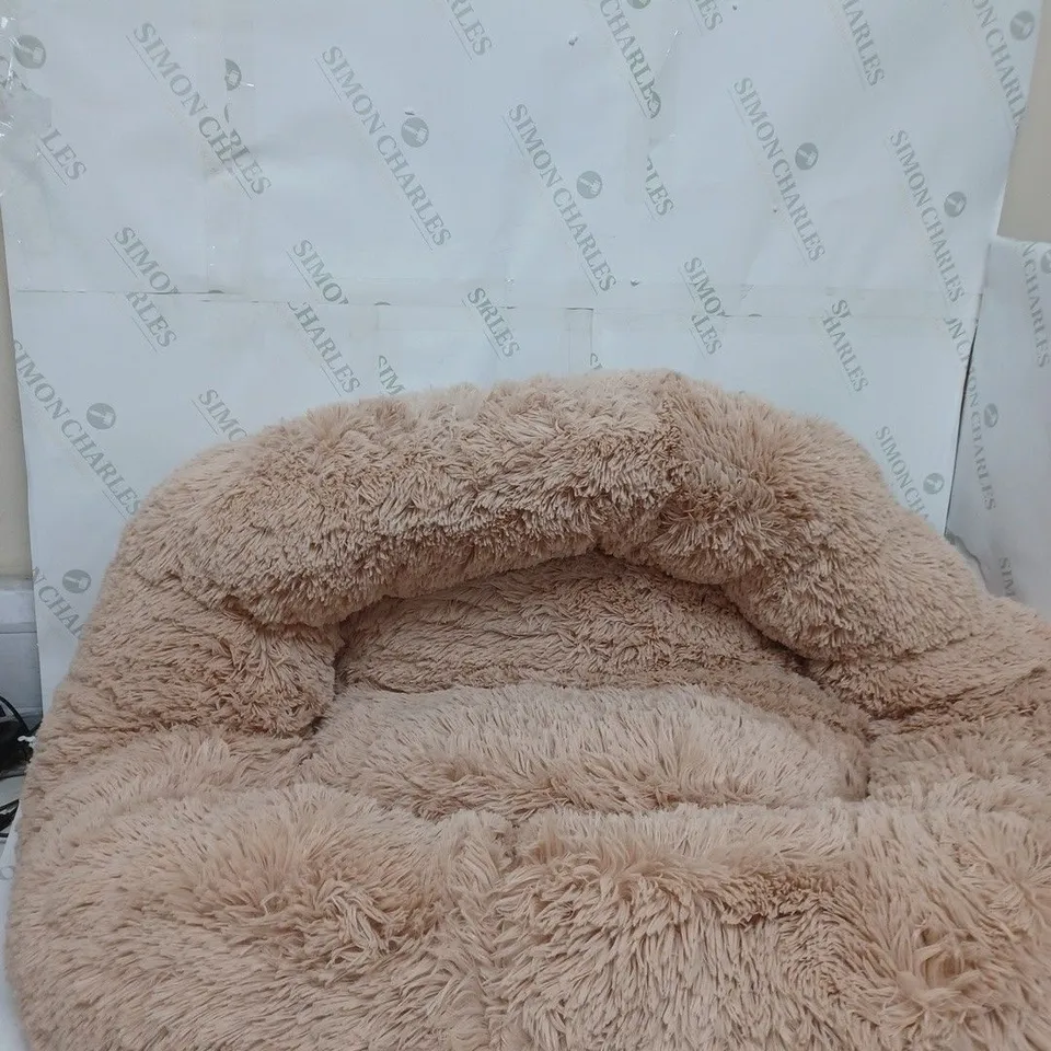 COZEE PAWS ODOUROLOGY FLUFFY ROUND PET BED - LARGE