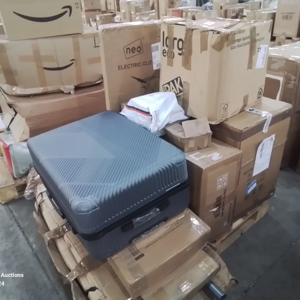 PALLET CONTAINING VARIOUS BOXED FURNITURE PARTS AND OTHER HOUSEHOLD ITEMS ETC.