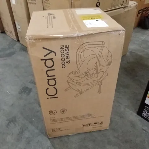 BOXED ICANDY COCOON CAR SEAT & BASE