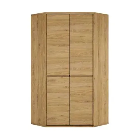 BOXED TYLE 2 DOOR CORNER WARDROBE (4 BOXES)