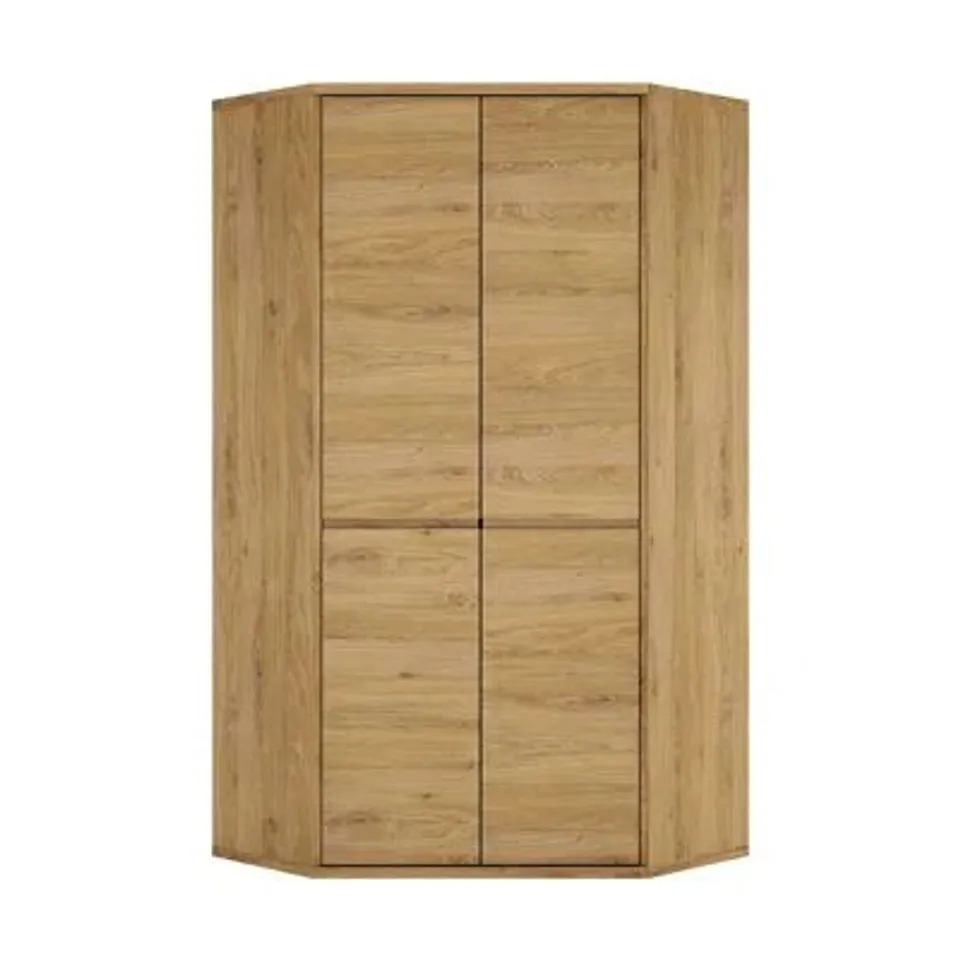 BOXED TYLE 2 DOOR CORNER WARDROBE (4 BOXES)