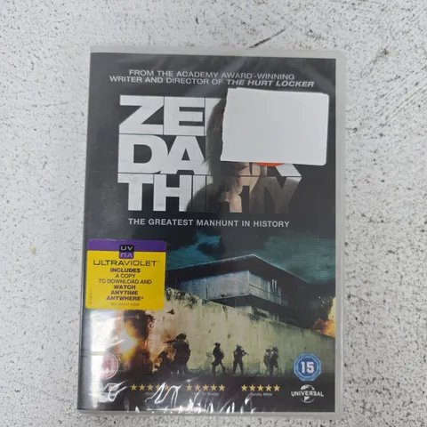 SEALED ZERO DARK THIRTY DVD FILM