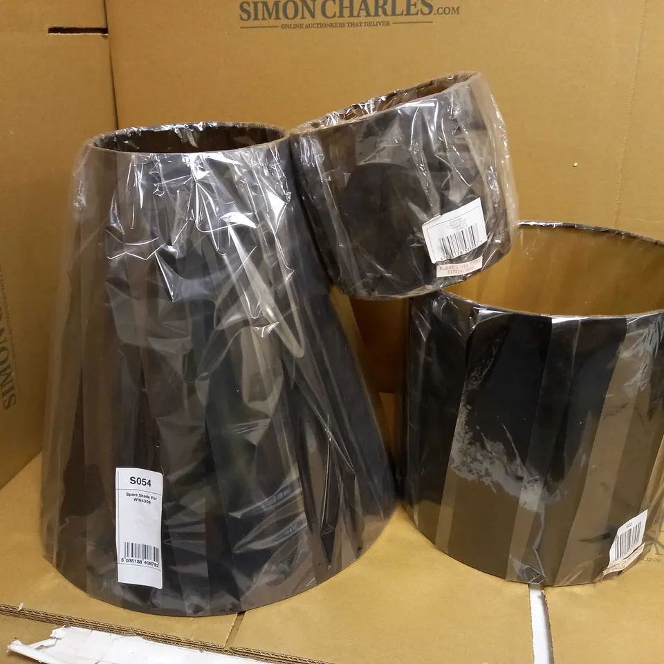 LOT OF 3X LIGHT SHADES