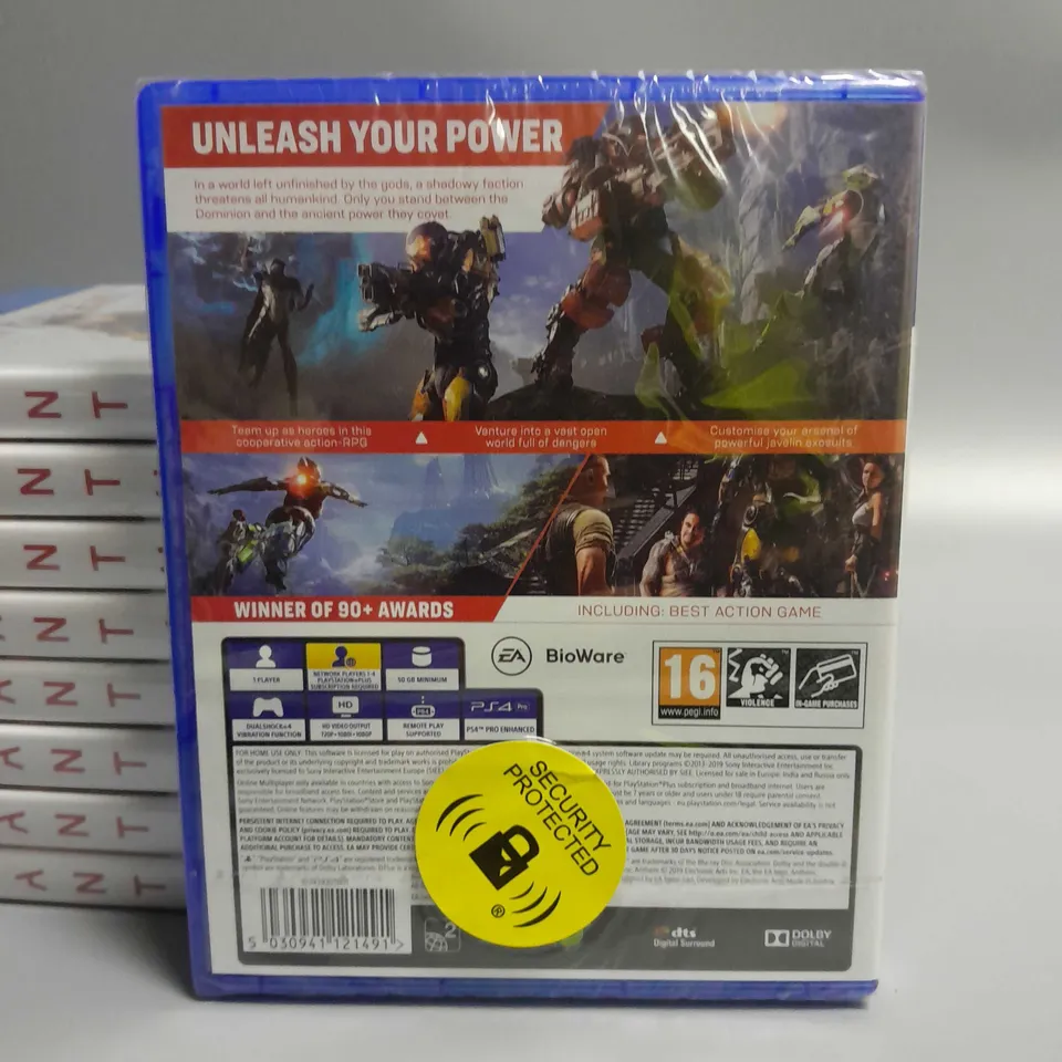 LOT OF 9 SEALED ANTHEM PS4 GAMES