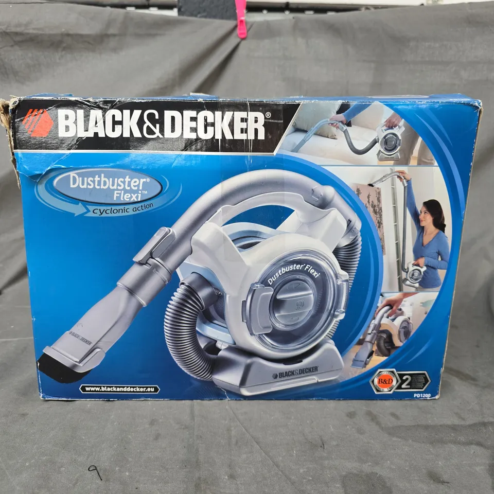 BOXED BLACK & DECKER DUSTBUSTER FLEXI VACUUM