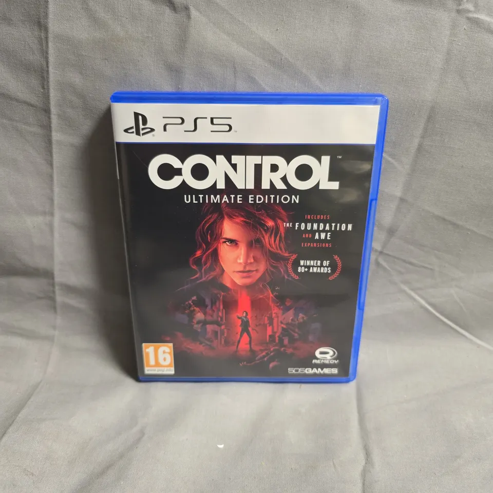CONTROL ULTIMATE EDITION (PS5) – PHYSICAL GAME CASE WITH DISC