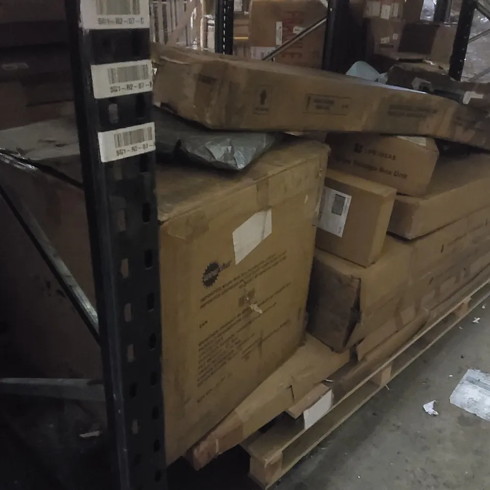 PALLET CONTAINING A LARGE QUANTITY OF ASSORTED FURNITURE PARTS ECT