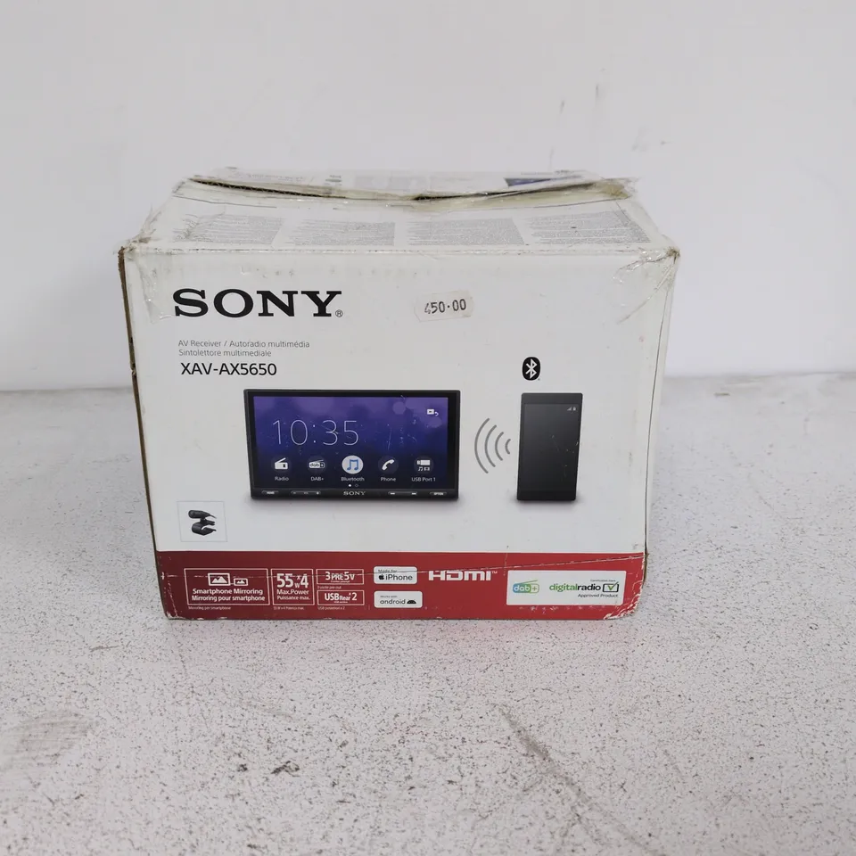 SONY AV RECEIVER - XAV-AX5650
