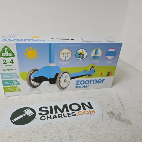 ZOOMER SCOOTER – RIDE-ON TOY FOR 2–4 YEARS (BOXED)