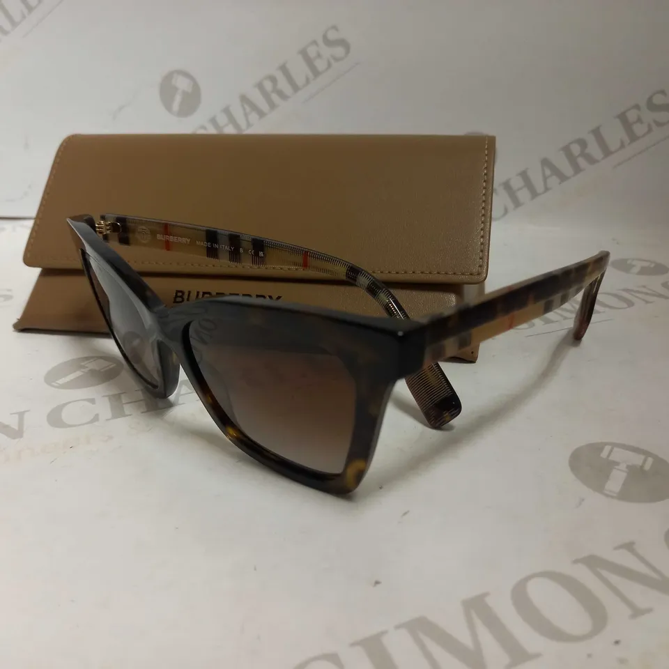 BURBERRY ELSA CAT EYE SUNGLASSES HAVANA RRP £194