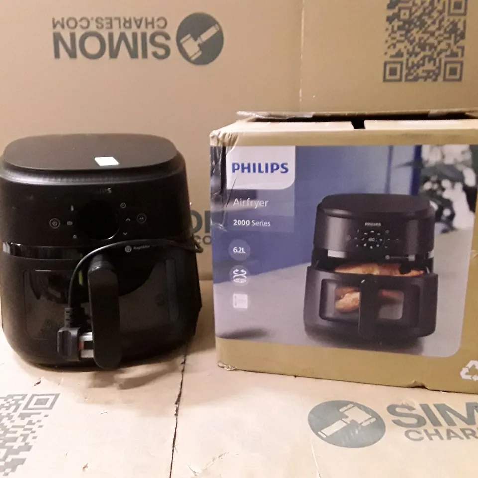 BOXED PHILIPS 2000 SERIES NA230/09 AIR FRYER - BLACK
