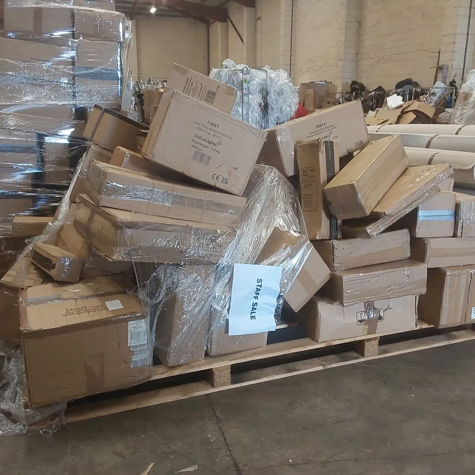 PALLET CONTAINING A VERY LARGE QUANTITY OF ASSORTED LIGHTING ITEMS