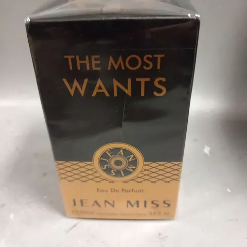 BOXED AND SEALED THE MOST WANTS EAU DE PARFUM JEAN MISS 100ML