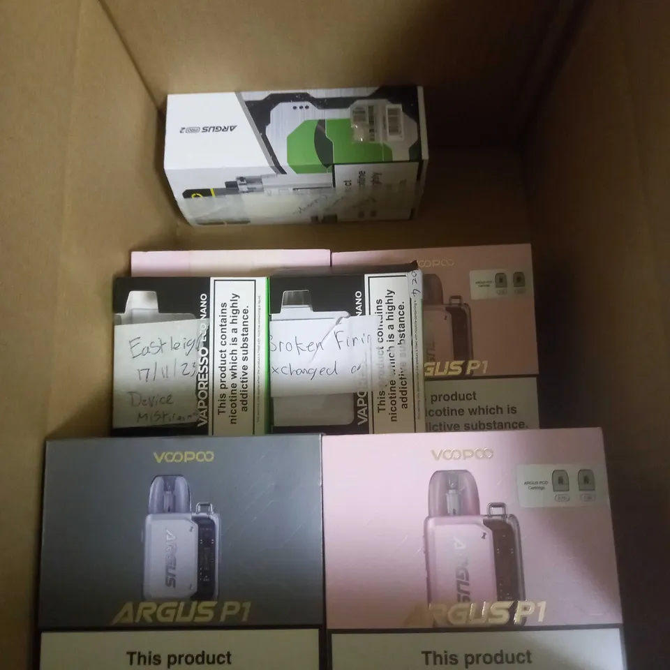 APPROXIMATELY 20 BOXED E-CIGARETTES TO INCLUDE VAPORESSO AND VOOPOO ETC