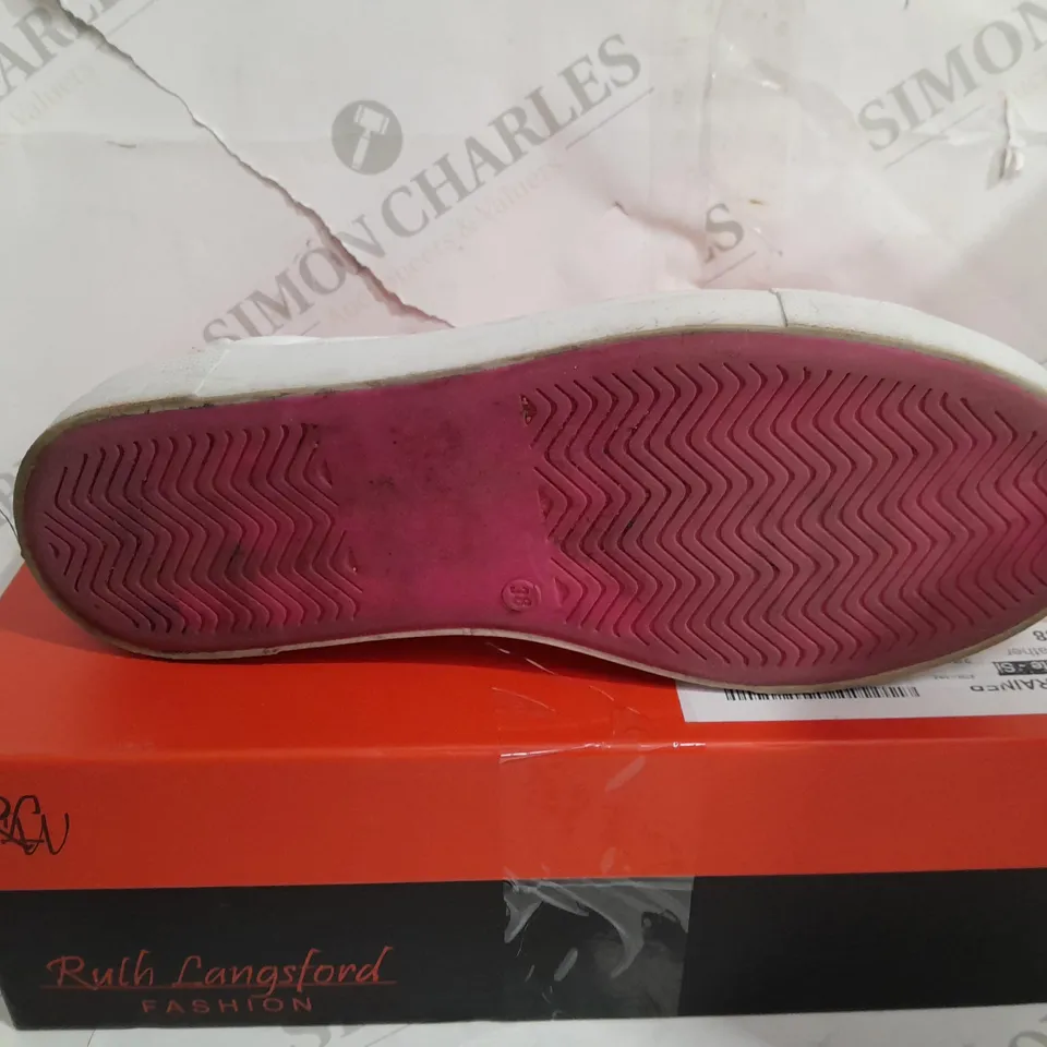 RUTH LANGFORD ZIP TRAINER SIZE 5