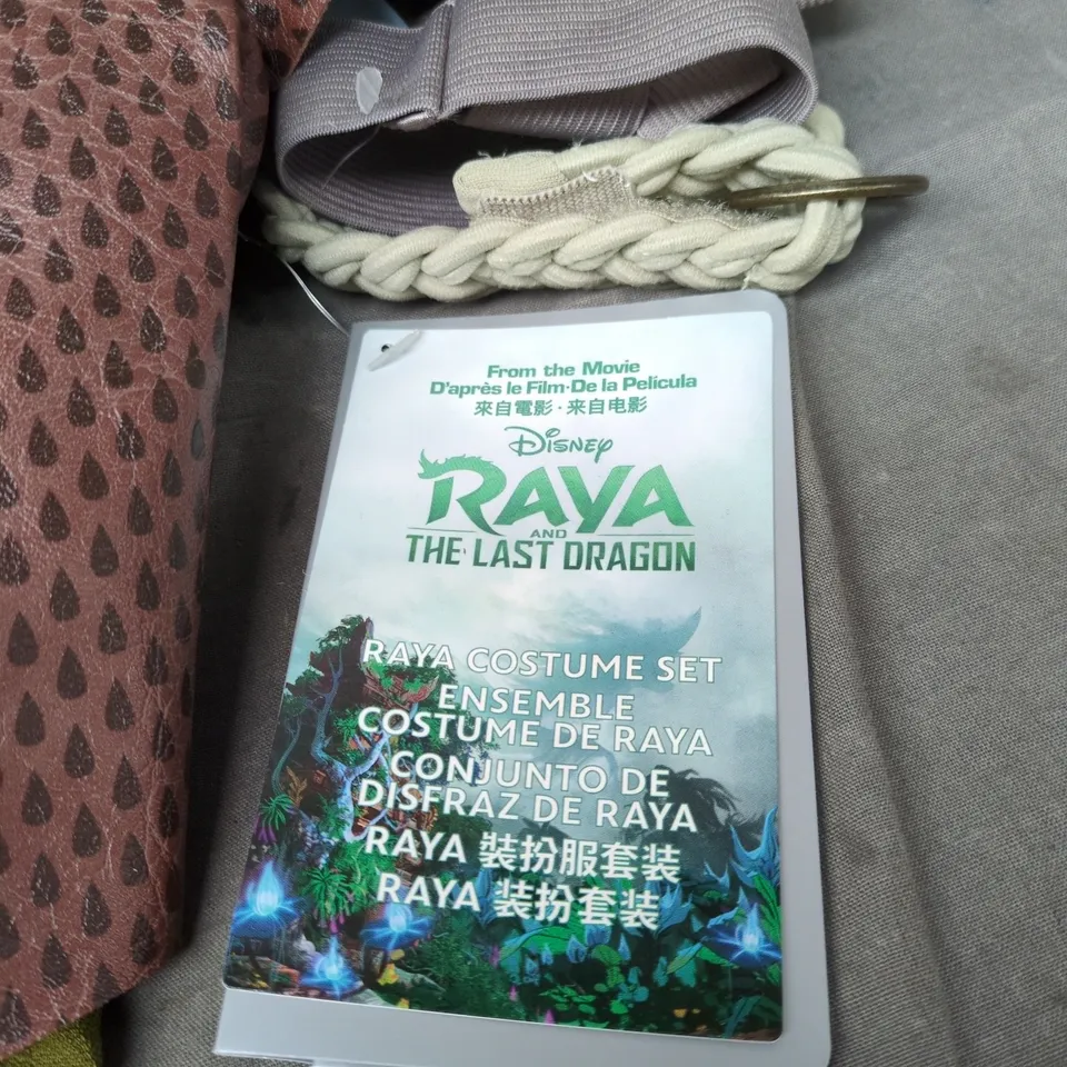 DISNEY RAYA THE LAST DRAGON KIDS COSTUME SET – UK 7-8 (UP TO 128 CM)