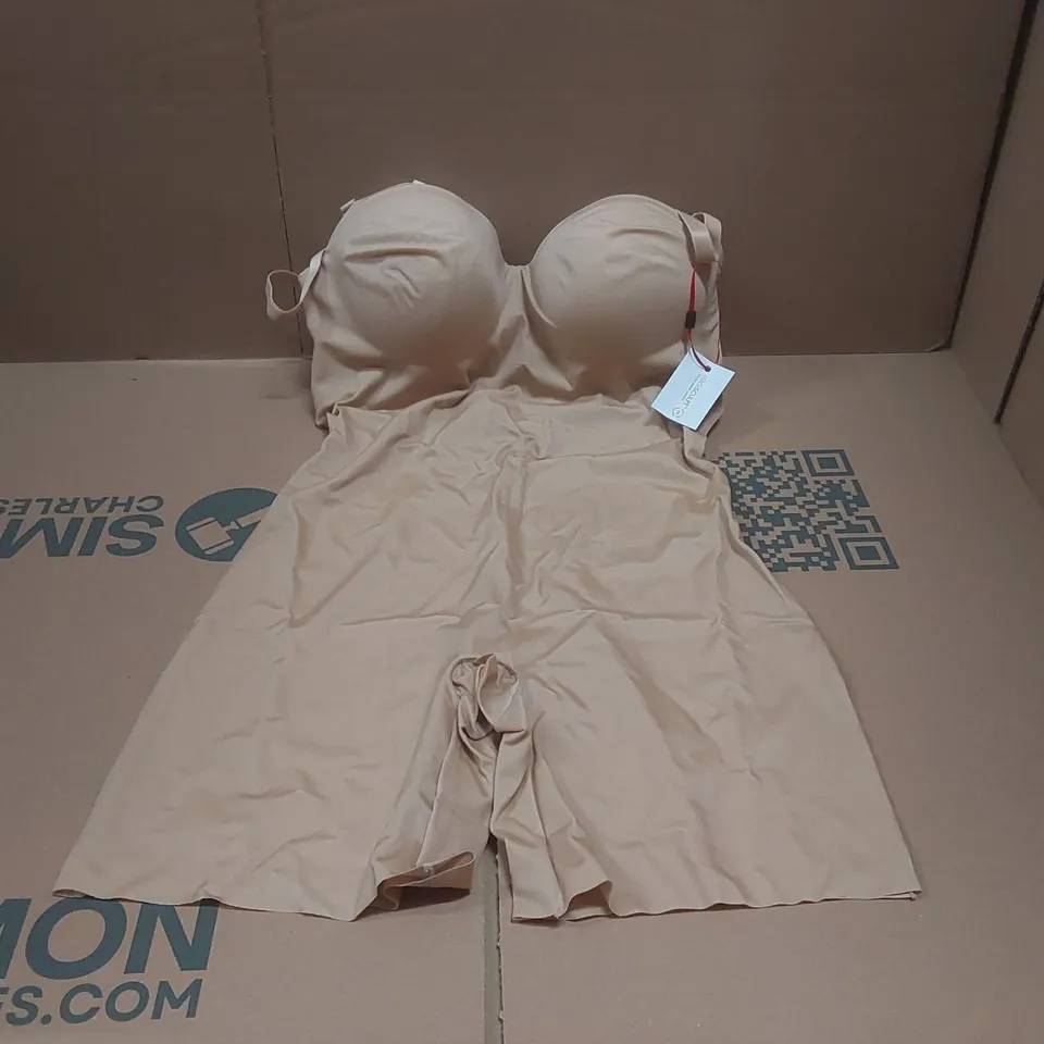 BOX CONTAINING APPROXIMATELY 15x BRAND NEW MAGISCULPT ALMOND BODYSUITS - SIZE 36F