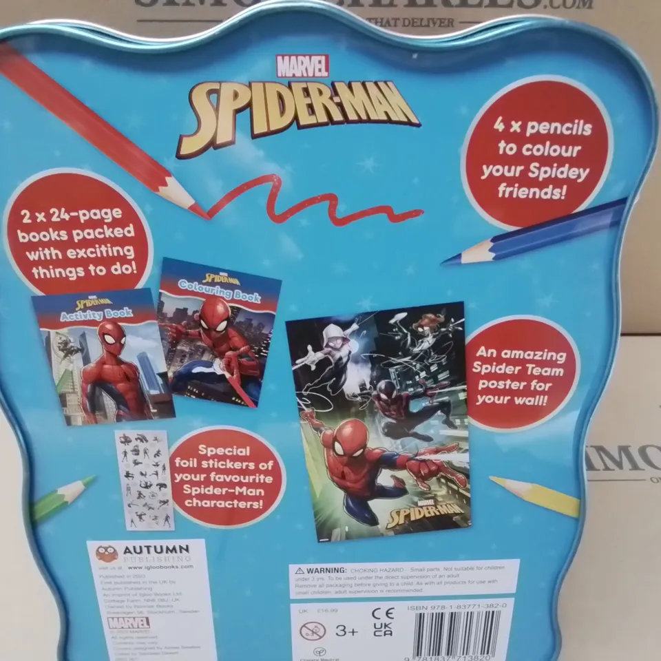LOT OF 8 MARVEL SPIDERMAN 5IN1 ACTIVITY SETS