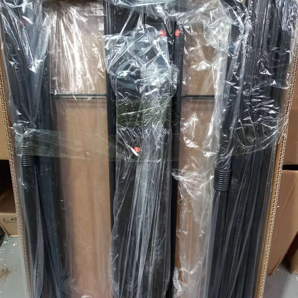 PANANA SINGLE GUEST PULL OUT FOLDING TRUNDLE UNDER BED FRAME IN BLACK