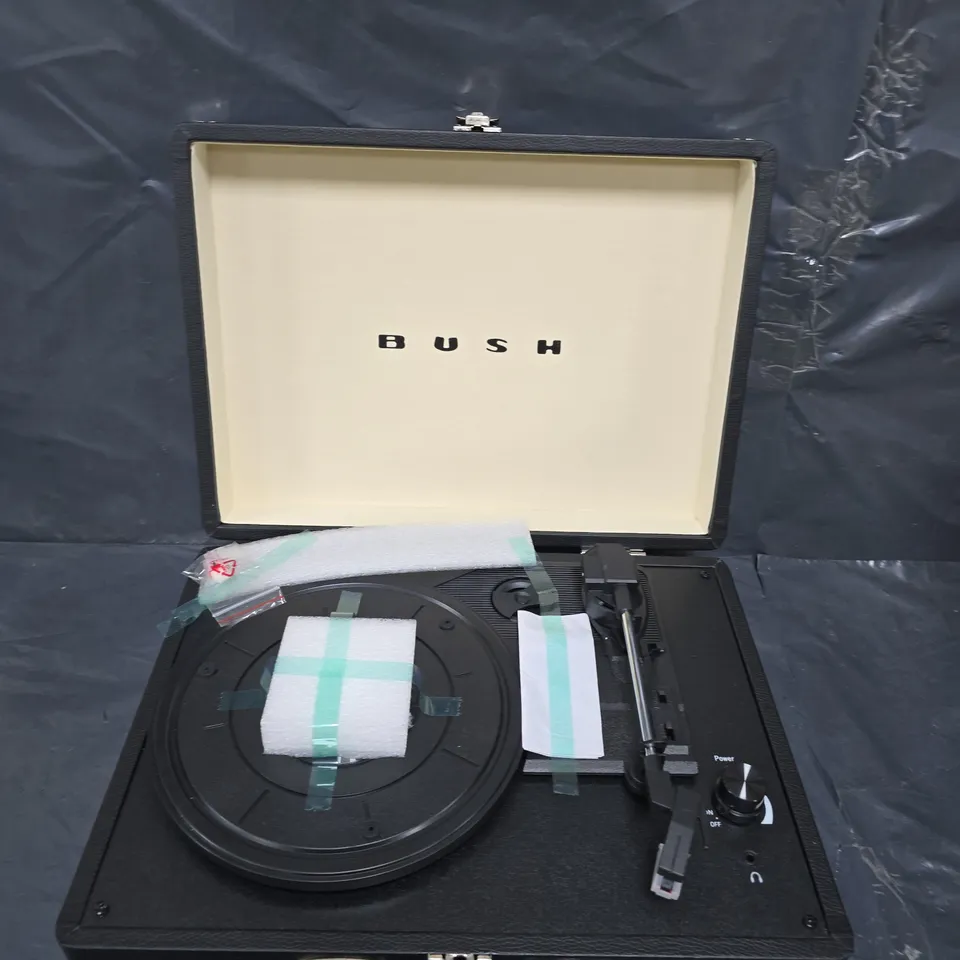 BUSH CLASSIC TURNTABLE IN BLACK