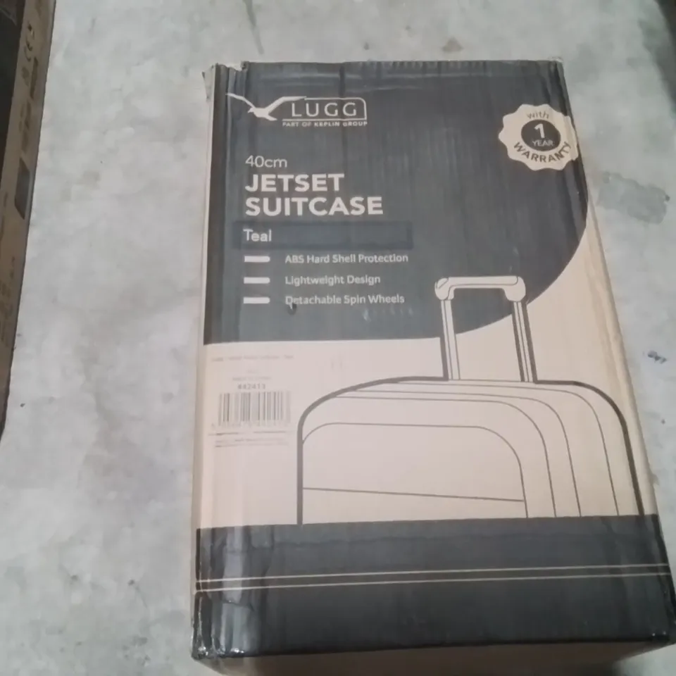BOXED LUGG - 40CM JETSET SUITCASE TEAL