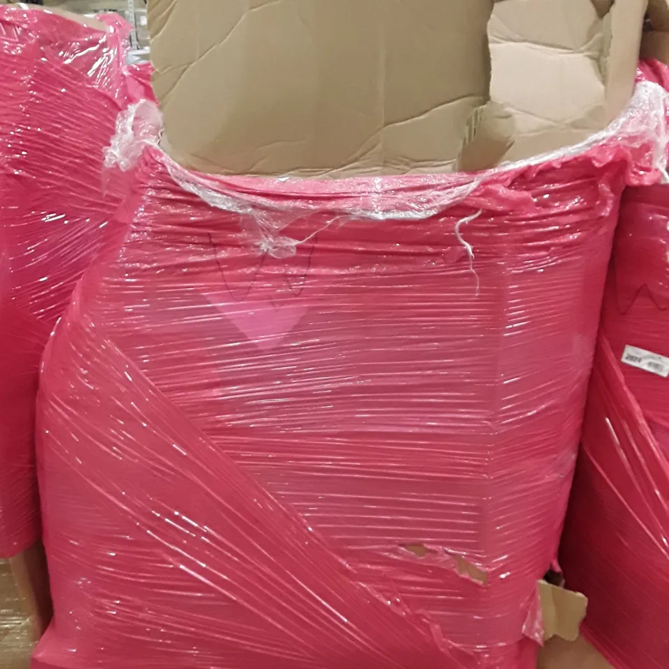 PALLET OF ASSORTED PRODUCTS INCLUDING ROUND LED MIRROR, STAINLESS STEEL 60CM WATERFALL, OFFICE CHAIR, RICE COOKER, BABY'S PLAYPEN 