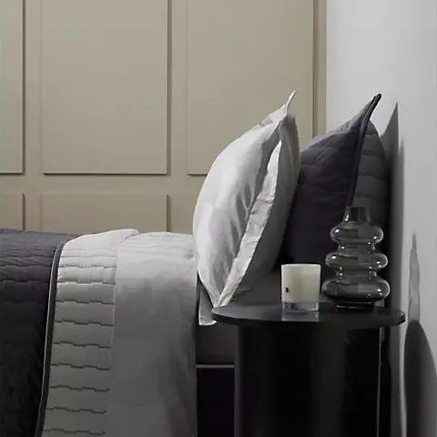 K BY KELLY HOPPEN 7 PIECE BEDDING COLLECTION INC BEDSPREAD AND SHAMS