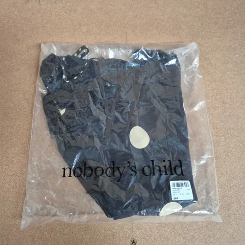 BAGGED NOBODYS CHILD SATURN CAMI IN BLACK - UK 8