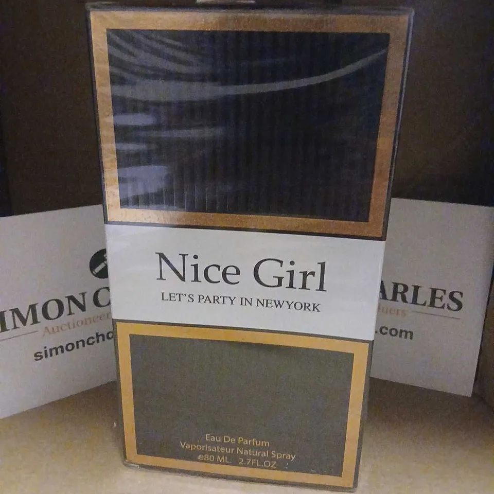 BOXED AND SEALED NICE GIRL LET'S PARTY IN NEW YORK EAU DE PARFUM 80ML